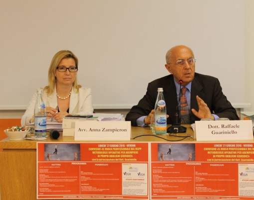 Avvocato Zampieron Magistrato Guariniello Convegno RSPP