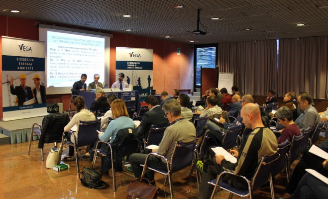 Partecipanti al Convegno di Vicenza sul Rischio da Campi Elettromagnetici
