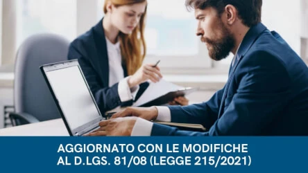Corso E-Learning di Aggiornamento sulla Sicurezza per Lavoratori sulle Tematiche Giuridiche - Aggiornato Legge 215/2021