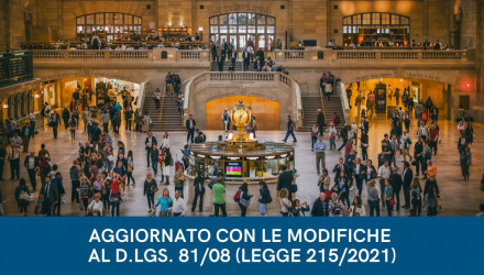 Corso E-Learning di Aggiornamento sulla Sicurezza per Lavoratori di Attività Aperte al Pubblico - Aggiornato Legge 215/2021