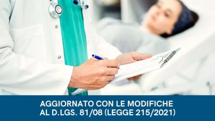 Corso E-Learning di Aggiornamento sulla Sicurezza per Lavoratori del Settore Sanitario - Aggiornato Legge 215/2021