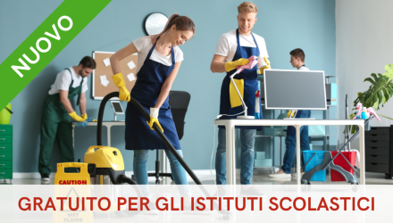 Corso E-Learning Sicurezza per Studentesse e Studenti in Alternanza Scuola Lavoro – Parte Specifica Rischio Basso – Settore Pulizia e Disinfestazione