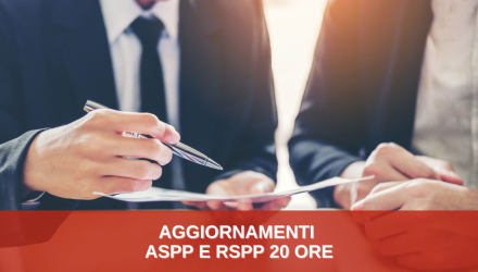 CORSI AGGIORNAMENTO ASPP E RSPP - SOLUZIONI FORMATIVE DA 20 ORE