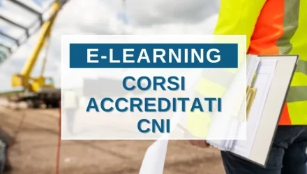 SCOPRI TUTTI I CORSI CON RICONOSCIMENTO CREDITI CNI. FREQUENTA ONLINE IN E-LEARNING