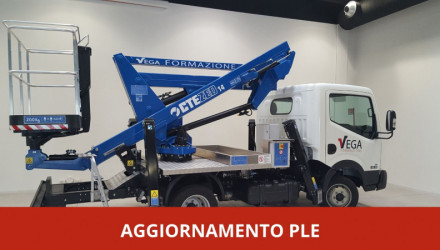 PIATTAFORME DI LAVORO MOBILI ELEVABILI: AGGIORNAMENTO NEL CENTRO DI ADDESTRAMENTO SAFETY TRAINING CENTER - 4 ORE