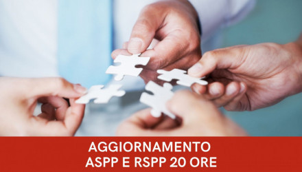 CORSO AGGIORNAMENTO ASPP E RSPP – BENESSERE ORGANIZZATIVO E CONSAPEVOLEZZA DEI LAVORATORI SULLA SICUREZZA DEL LAVORO – 20 ORE IN VIDEOCONFERENZA
