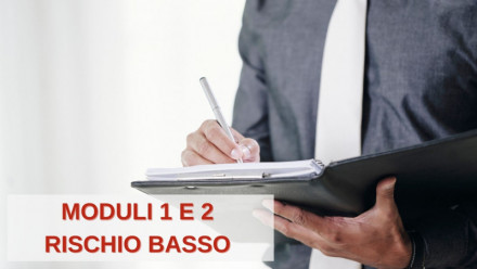 CORSO E-LEARNING RSPP PER DATORI DI LAVORO PER AZIENDE A RISCHIO BASSO (MODULI 1 E 2)
