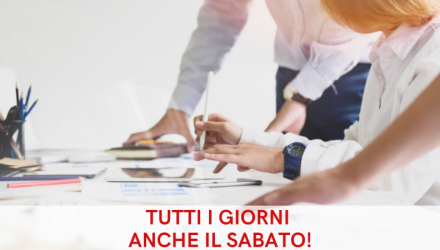 CORSI DI FORMAZIONE SULLA SICUREZZA DEI LAVORATORI TUTTI I GIORNI anche il sabato!