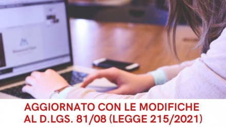 CORSO PREPOSTI PER LA SICUREZZA - AGGIORNATO LEGGE 215/2021
