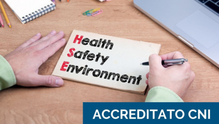 CONVEGNO HSE MANAGER: IL PROFESSIONISTA DEL FUTURO NELLA GESTIONE DI AMBIENTE E SICUREZZA - ACCREDITATO CNI