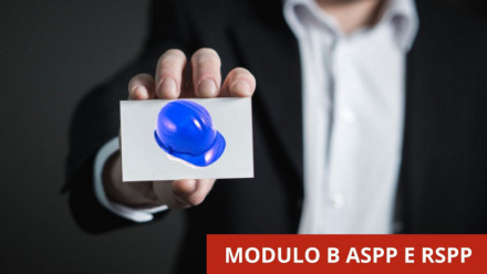 FORMAZIONE ASPP E RSPP: CORSO MODULO B COMUNE IN VIDEOCONFERENZA - 48 ORE