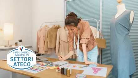 CORSI SICUREZZA LAVORATORI SETTORE INDUSTRIE TESSILI, CONFEZIONE ABBIGLIAMENTO, PELLE