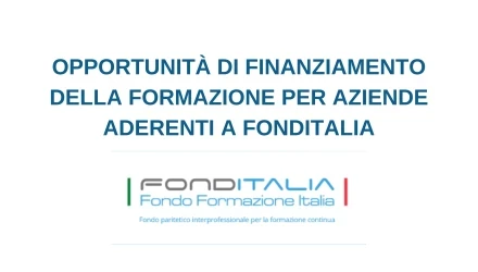Scopri le opportunit di FONDITALIA promossa dalla Confederazione FederTerziario
